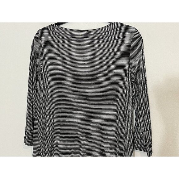 J. JILL Wherever Collection Striped Long Sleeve tunic Top Sz Small - Picture 8 of 13